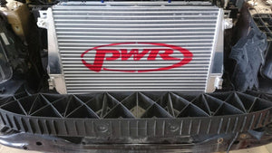 PWR VW Amarok 2.0TDI 2012-2018 Uprated Front Mount Intercooler (FMIC) Black Full Kit inc. Pipework
