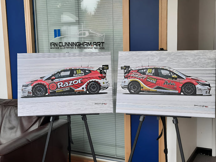 Driver-Signed, Specially Commissioned Artworks to Be Auctioned in Support of PMR’s Rebuild