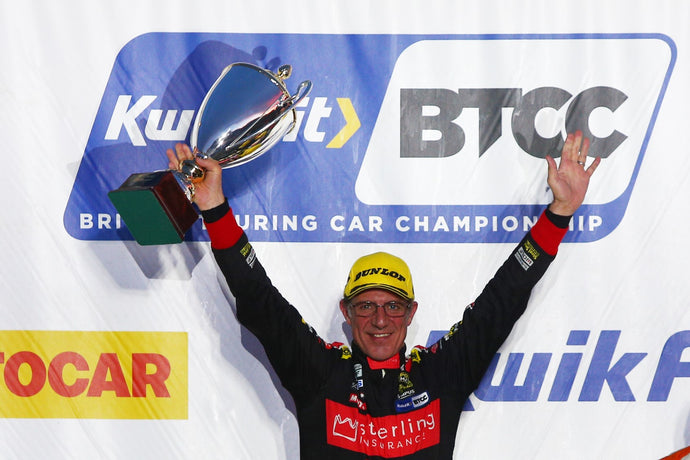 Sterling Insurance with Power Maxed Racing star at dramatic Series finale